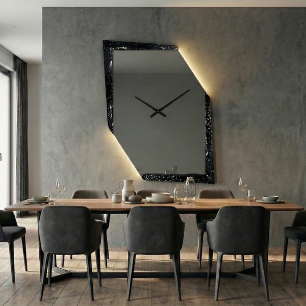 orologio specchio asimmetrico Cometa