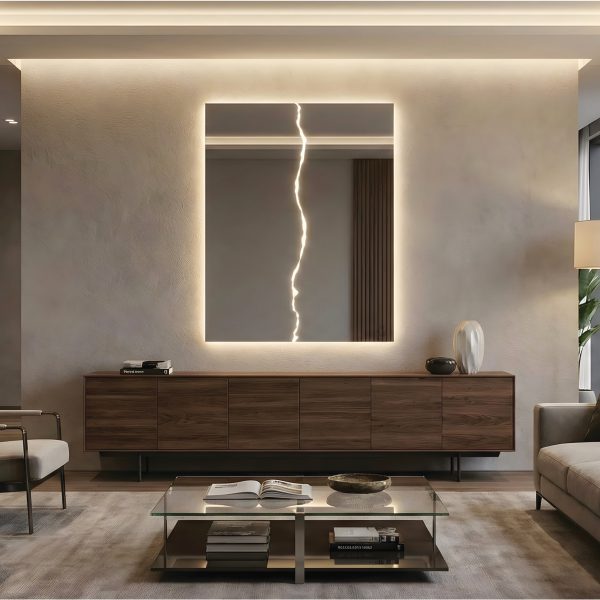 specchio rettangolare di design