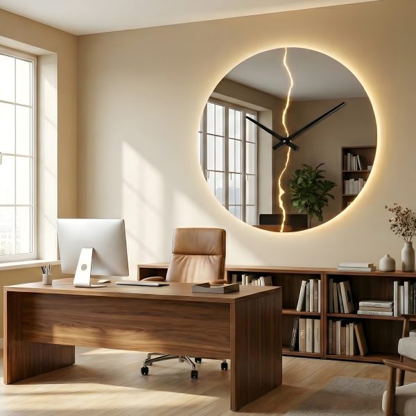 Orologio specchio da parete