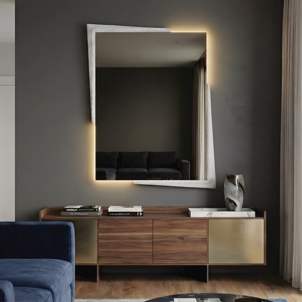 diventa rivenditore specchio rettangolare con cornice